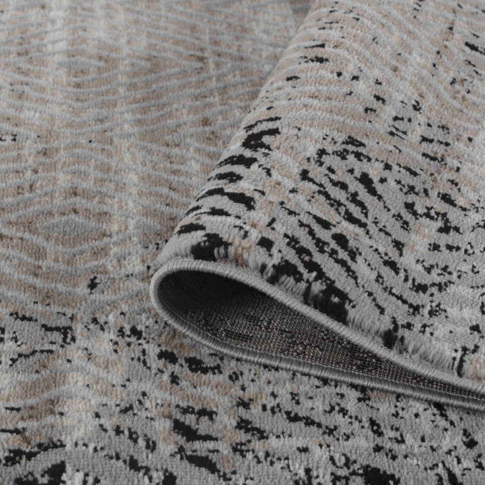 4' X 6' Brown Geometric Area Rug - Homeroots - Flyclothing LLC