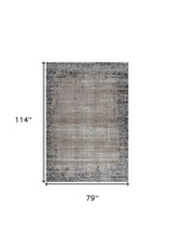 7' X 10' Brown Geometric Area Rug - Homeroots - Flyclothing LLC