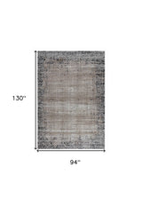 8' X 11' Brown Geometric Area Rug - Homeroots - Flyclothing LLC