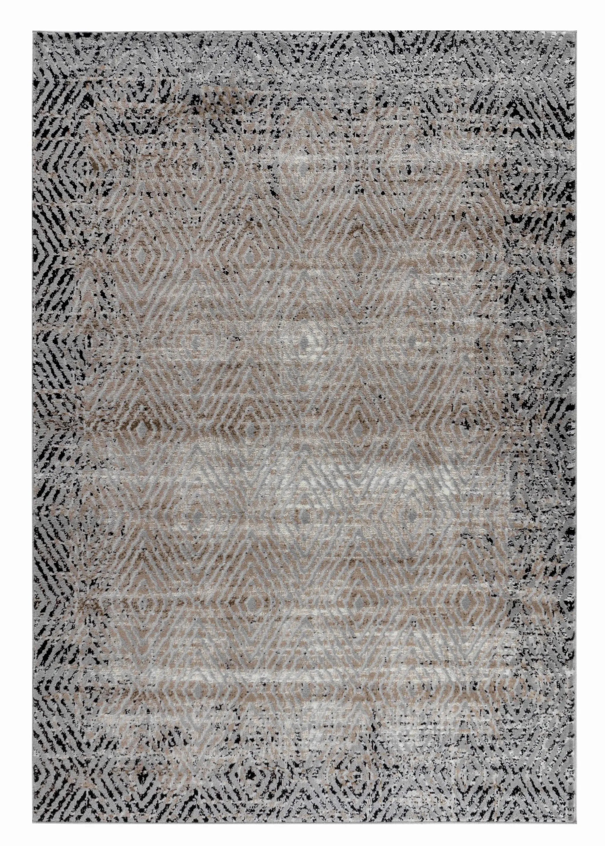 8' X 11' Brown Geometric Area Rug - Homeroots - Flyclothing LLC