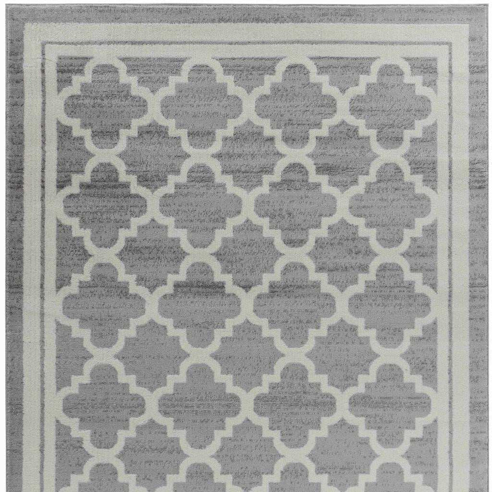 4' X 6' Grey Moroccan Area Rug - Homeroots - Flyclothing LLC