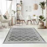 5' X 8' Grey Moroccan Area Rug - Homeroots