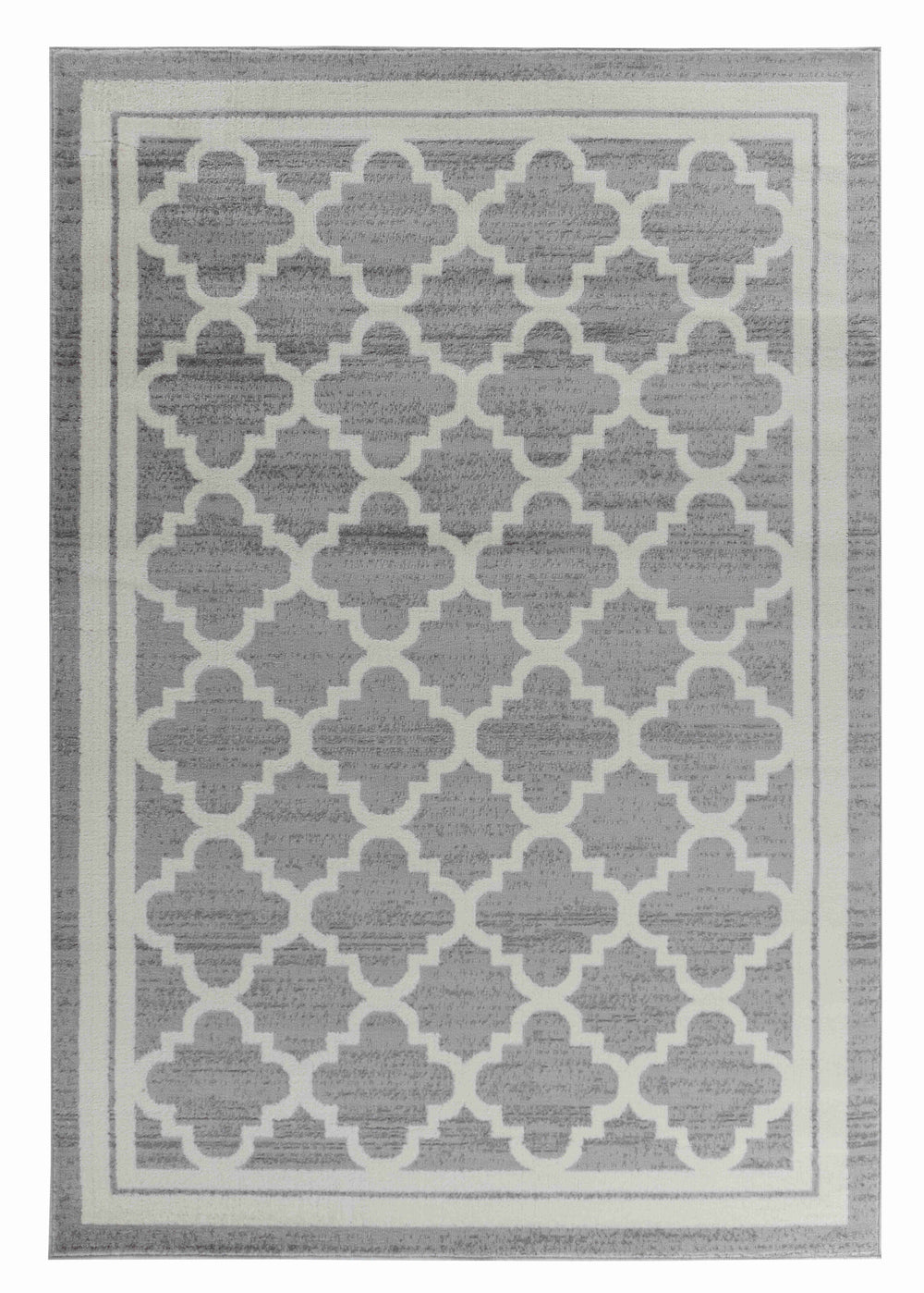 5' X 8' Grey Moroccan Area Rug - Homeroots