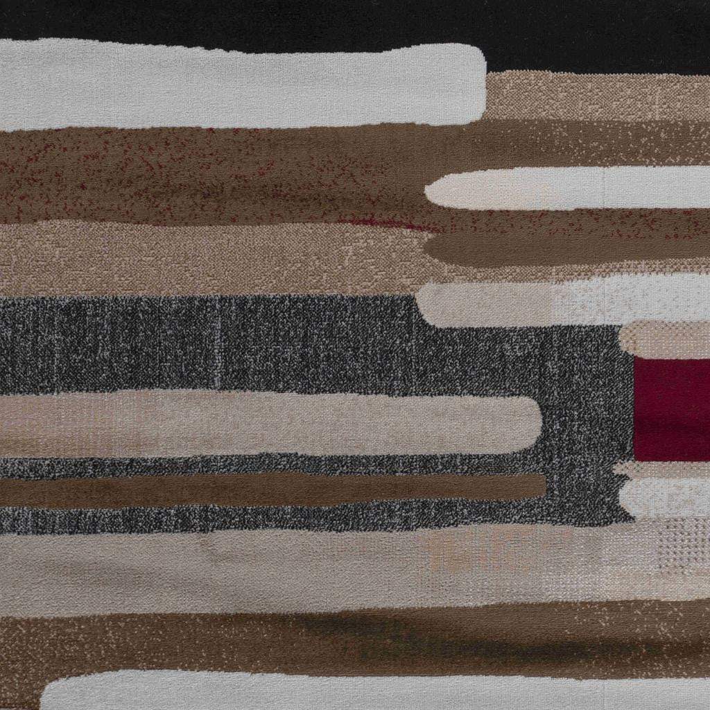 7' X 10' Brown Abstract Area Rug - Homeroots - Flyclothing LLC
