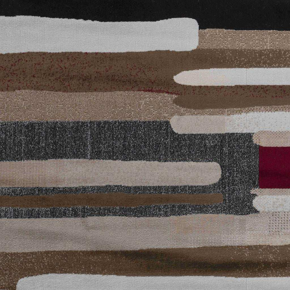 7' X 10' Brown Abstract Area Rug - Homeroots - Flyclothing LLC