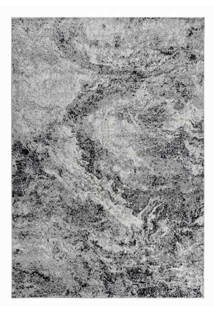 2' X 8' Grey Abstract Area Rug - Homeroots - Flyclothing LLC