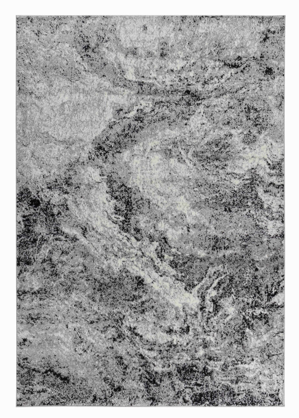 4' X 6' Grey Abstract Area Rug - Homeroots - Flyclothing LLC