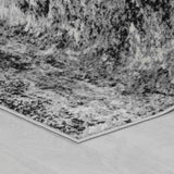 5' X 8' Grey Abstract Area Rug - Homeroots - Flyclothing LLC