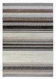 5' X 8' Beige Striped Area Rug - Homeroots - Flyclothing LLC