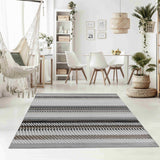 7' X 10' Beige Striped Area Rug - Homeroots - Flyclothing LLC