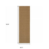 2' X 8' Tan Striped Stain Resistant Indoor Outdoor Area Rug - Homeroots - Flyclothing LLC