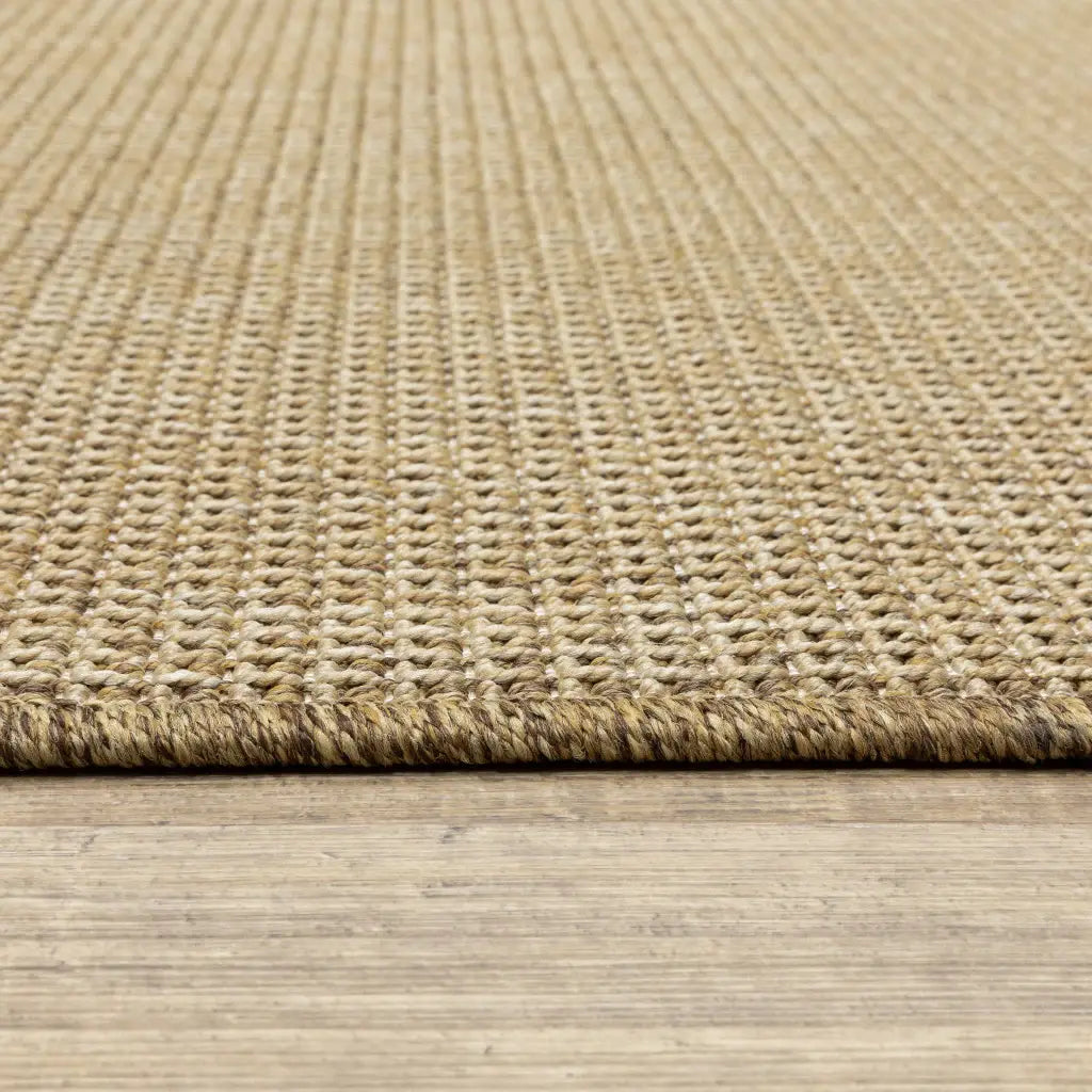 2' X 4' Beige Stain Resistant Indoor Outdoor Area Rug - Homeroots - Flyclothing LLC
