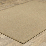 2' X 4' Beige Stain Resistant Indoor Outdoor Area Rug - Homeroots - Flyclothing LLC