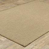 2' X 4' Beige Stain Resistant Indoor Outdoor Area Rug - Homeroots - Flyclothing LLC