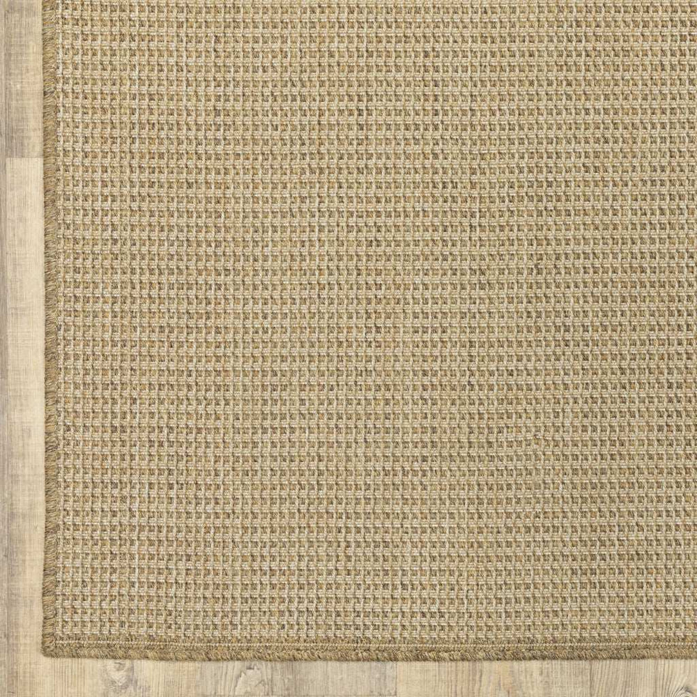 2' X 8' Beige Stain Resistant Indoor Outdoor Area Rug - Homeroots - Flyclothing LLC