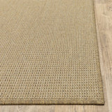 2' X 8' Beige Stain Resistant Indoor Outdoor Area Rug - Homeroots - Flyclothing LLC