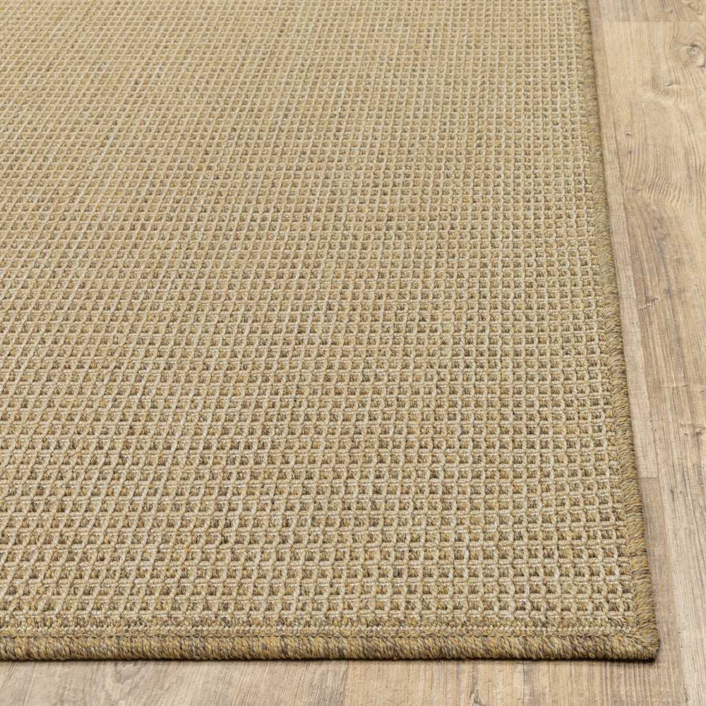 2' X 8' Beige Stain Resistant Indoor Outdoor Area Rug - Homeroots - Flyclothing LLC