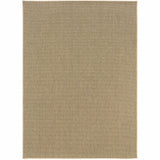 5' X 8' Beige Stain Resistant Indoor Outdoor Area Rug - Homeroots - Flyclothing LLC