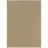 9' X 13' Beige Stain Resistant Indoor Outdoor Area Rug - Homeroots - Flyclothing LLC