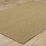 2' X 4' Tan Stain Resistant Indoor Outdoor Area Rug - Homeroots - Flyclothing LLC