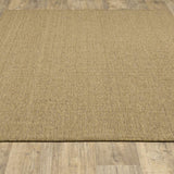 2' X 4' Tan Stain Resistant Indoor Outdoor Area Rug - Homeroots - Flyclothing LLC