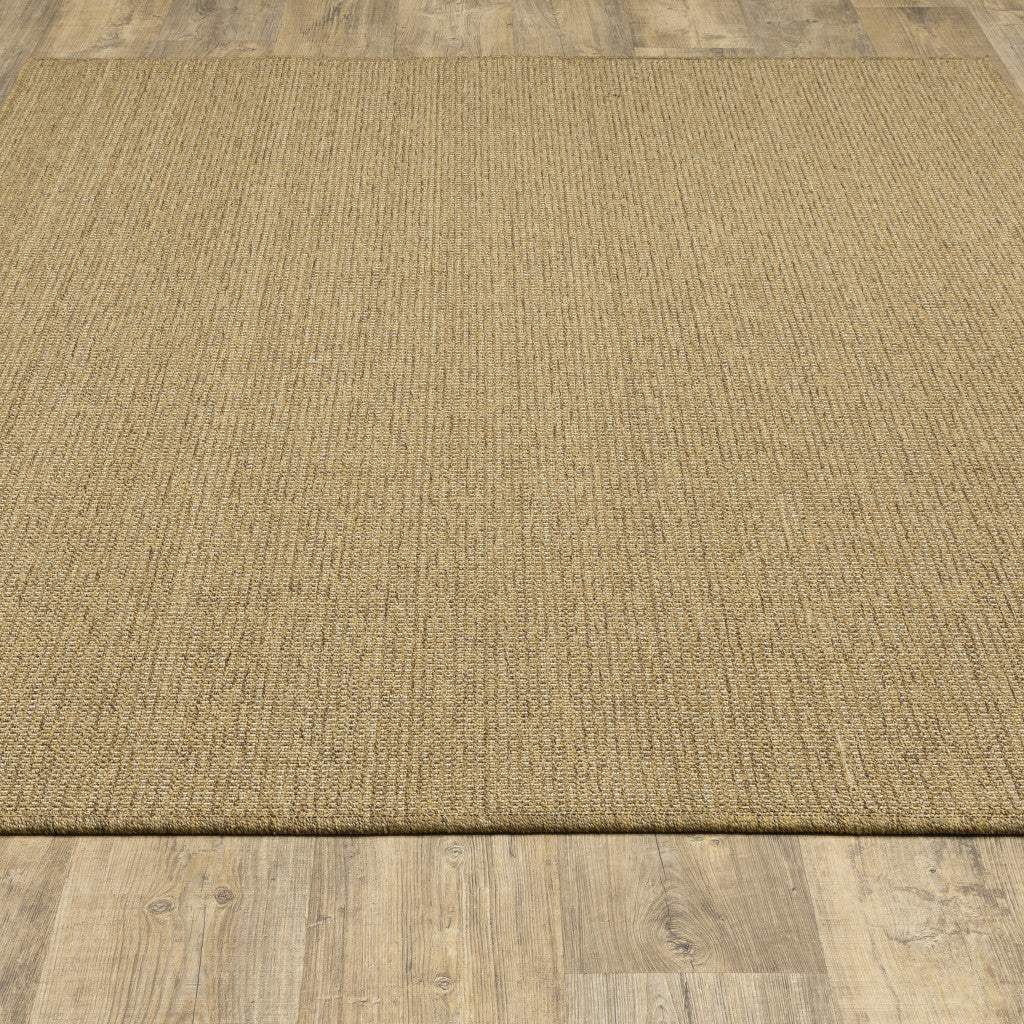 2' X 4' Tan Stain Resistant Indoor Outdoor Area Rug - Homeroots - Flyclothing LLC