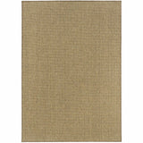 4' X 6' Tan Stain Resistant Indoor Outdoor Area Rug - Homeroots - Flyclothing LLC