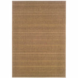 9' X 13' Tan Stain Resistant Indoor Outdoor Area Rug - Homeroots - Flyclothing LLC