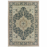10' X 13' Gray Oriental Stain Resistant Indoor Outdoor Area Rug - Homeroots - Flyclothing LLC