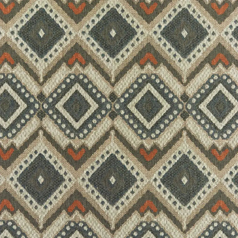 5' X 7' Gray Geometric Stain Resistant Indoor Outdoor Area Rug - Homeroots - Flyclothing LLC