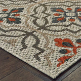 2' X 8' Gray Geometric Stain Resistant Indoor Outdoor Area Rug - Homeroots - Flyclothing LLC