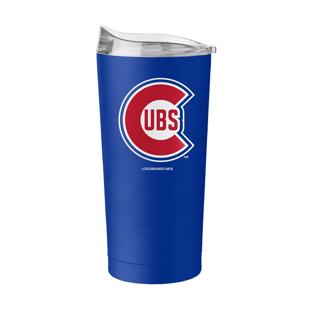 Chicago Cubs 20oz Flipside Powder Coat Tumbler - Logo Brands - Flyclothing LLC