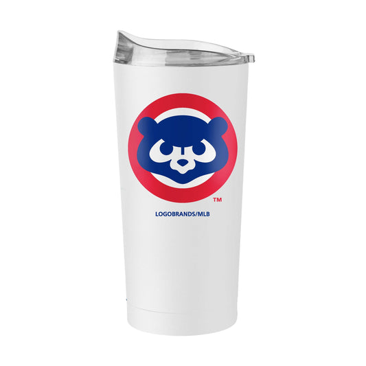Vintage Chicago Cubs 1984 White 20oz Powder Coat Tumbler - Logo Brands - Flyclothing LLC