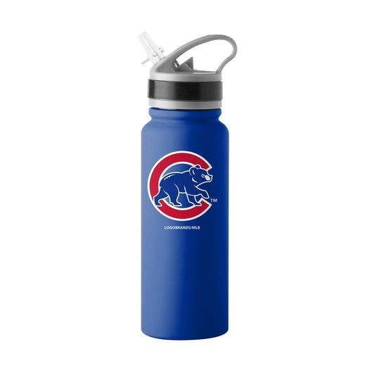 Chicago Cubs Walking Bear 25oz SingleWall FlipTop Bottle - Logo Brands - Flyclothing LLC