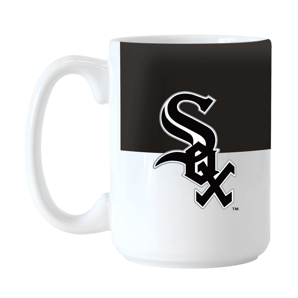 Chicago White Sox 15oz Colorblock Sublimated Mug - Logo Brands - Flyclothing LLC