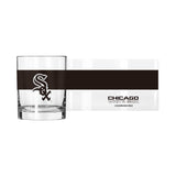 Chicago White Sox 14oz Colorblock Rocks Glass - Logo Brands - Flyclothing LLC