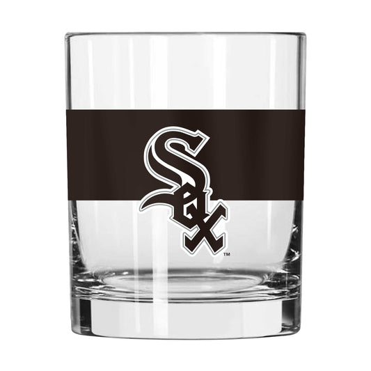 Chicago White Sox 14oz Colorblock Rocks Glass - Logo Brands - Flyclothing LLC