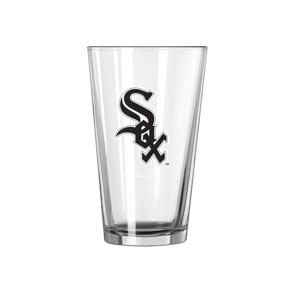 Chicago White Sox 16oz Swagger Pint Glass - Logo Brands - Flyclothing LLC
