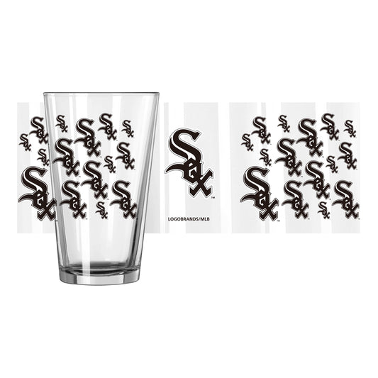Chicago White Sox 16oz Scatter Pint Glass - Logo Brands - Flyclothing LLC