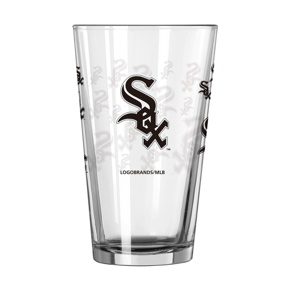 Chicago White Sox 16oz Scatter Pint Glass - Logo Brands - Flyclothing LLC