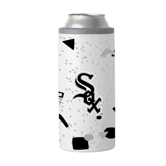 Chicago White Sox 12oz Flashback Slim Can Coolie - Logo Brands - Flyclothing LLC