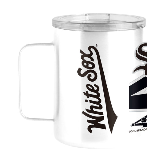 Chicago White Sox 15oz Hype Stainless Steel Mug - Logo Brands - Flyclothing LLC
