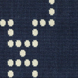 8' X 8' Blue and Ivory Round Geometric Stain Resistant Indoor Outdoor Area Rug - Homeroots - Flyclothing LLC