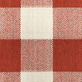 7' X 10' Red and Ivory Geometric Stain Resistant Indoor Outdoor Area Rug - Homeroots - Flyclothing LLC