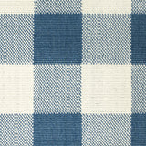 2' X 3' Blue and Ivory Geometric Stain Resistant Indoor Outdoor Area Rug - Homeroots