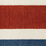 8' X 11' Red and Ivory Geometric Stain Resistant Indoor Outdoor Area Rug - Homeroots - Flyclothing LLC