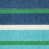 2' X 3' Blue and Green Geometric Stain Resistant Indoor Outdoor Area Rug - Homeroots