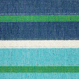 7' X 10' Blue and Green Geometric Stain Resistant Indoor Outdoor Area Rug - Homeroots - Flyclothing LLC