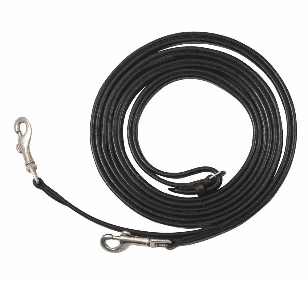 Henri de Rivel Advantage Breastplate Draw Reins - Full Leather with Breastplate Snap - Breeches.com - Flyclothing LLC
