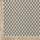 2' X 7' Beige Geometric Stain Resistant Indoor Outdoor Area Rug - Homeroots - Flyclothing LLC